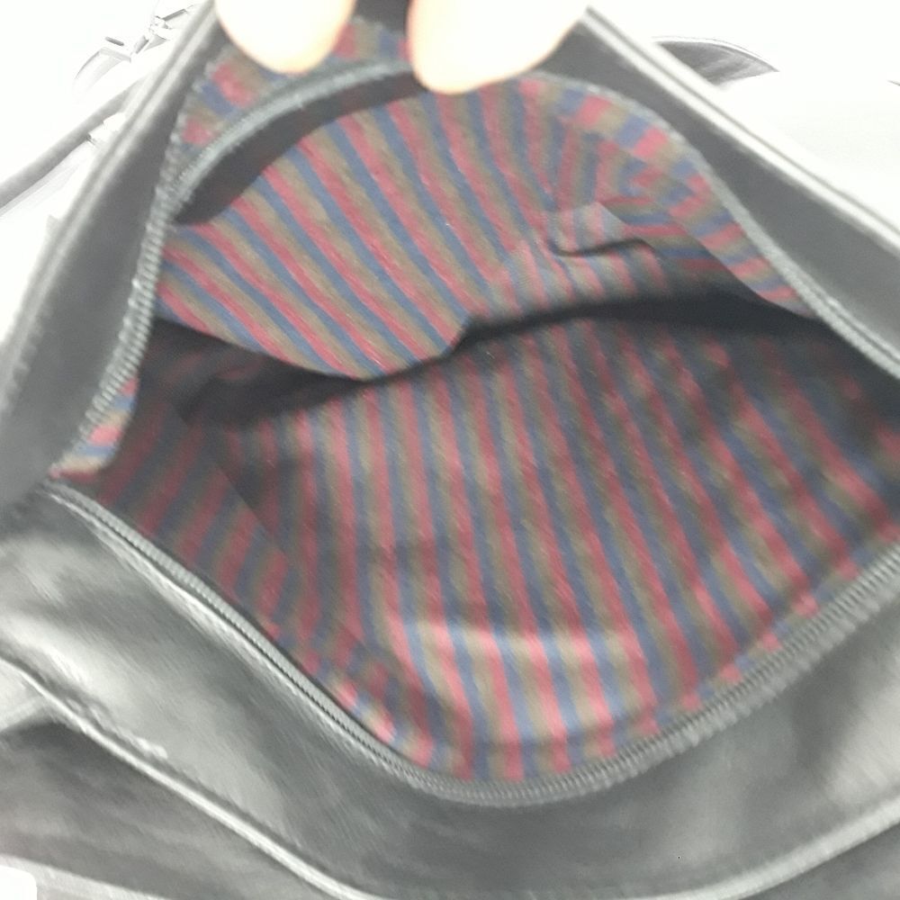 Cassis Genuine Leather Black Shoulder Bag Braided‎ - Picture 14 of 17